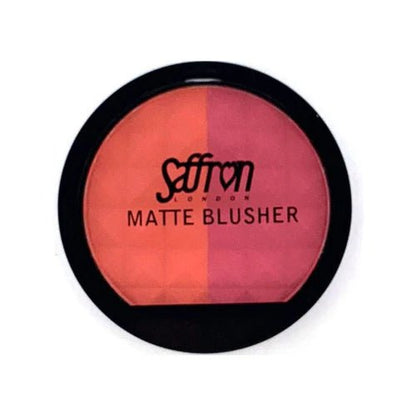 Saffron Matte Blusher Duo Pan – Perfect Natural Glow - Lotshop.pk