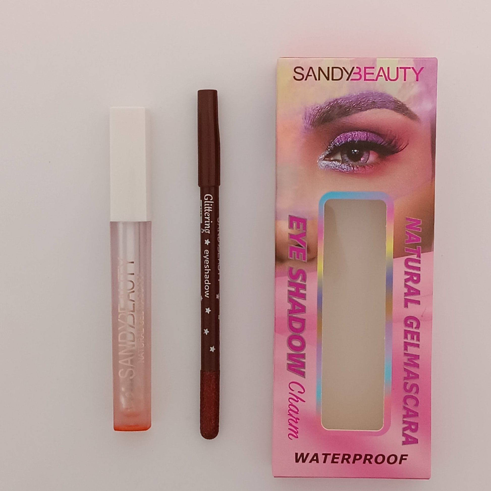 Sandybeauty Gel - Mascara and Eyeshadow Charm Waterproof - Long - Lasting & Smudge - Proof - Lotshop.pk