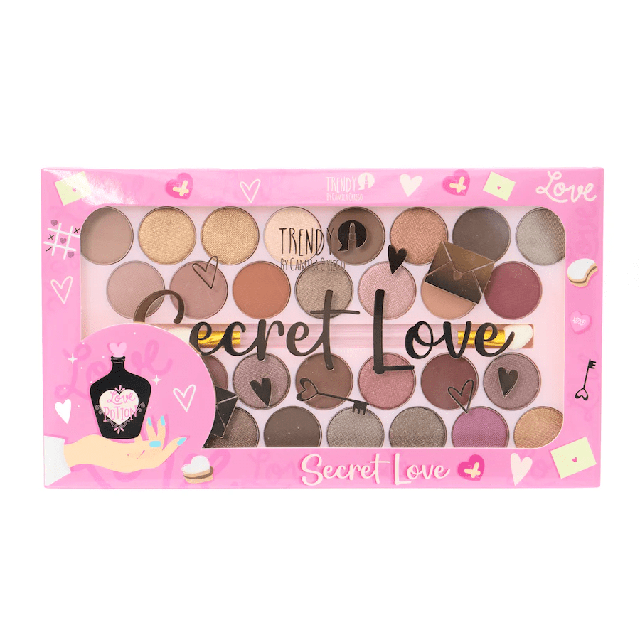 Secret Love Trendy Eyeshadow Palette – 30 Vibrant Shades - Lotshop.pk