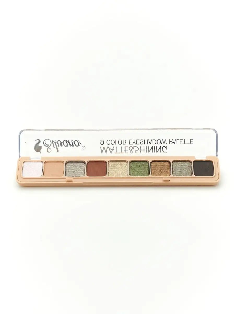 Silvana 9 - Color Eyeshadow Palette – Matte & Shimmer Perfection - Lotshop.pk