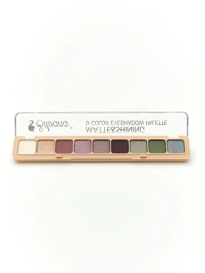 Silvana 9 - Color Eyeshadow Palette – Matte & Shimmer Perfection - Lotshop.pk