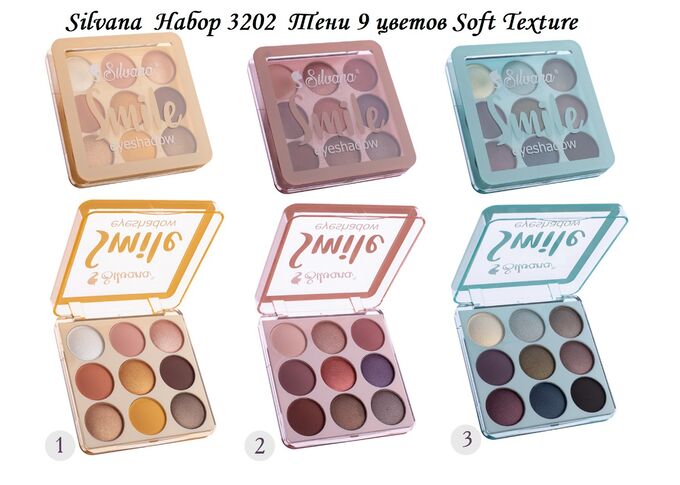 Silvana Smile Eyeshadow Palette – Vibrant Colors for Stunning Eye Looks - Lotshop.pk