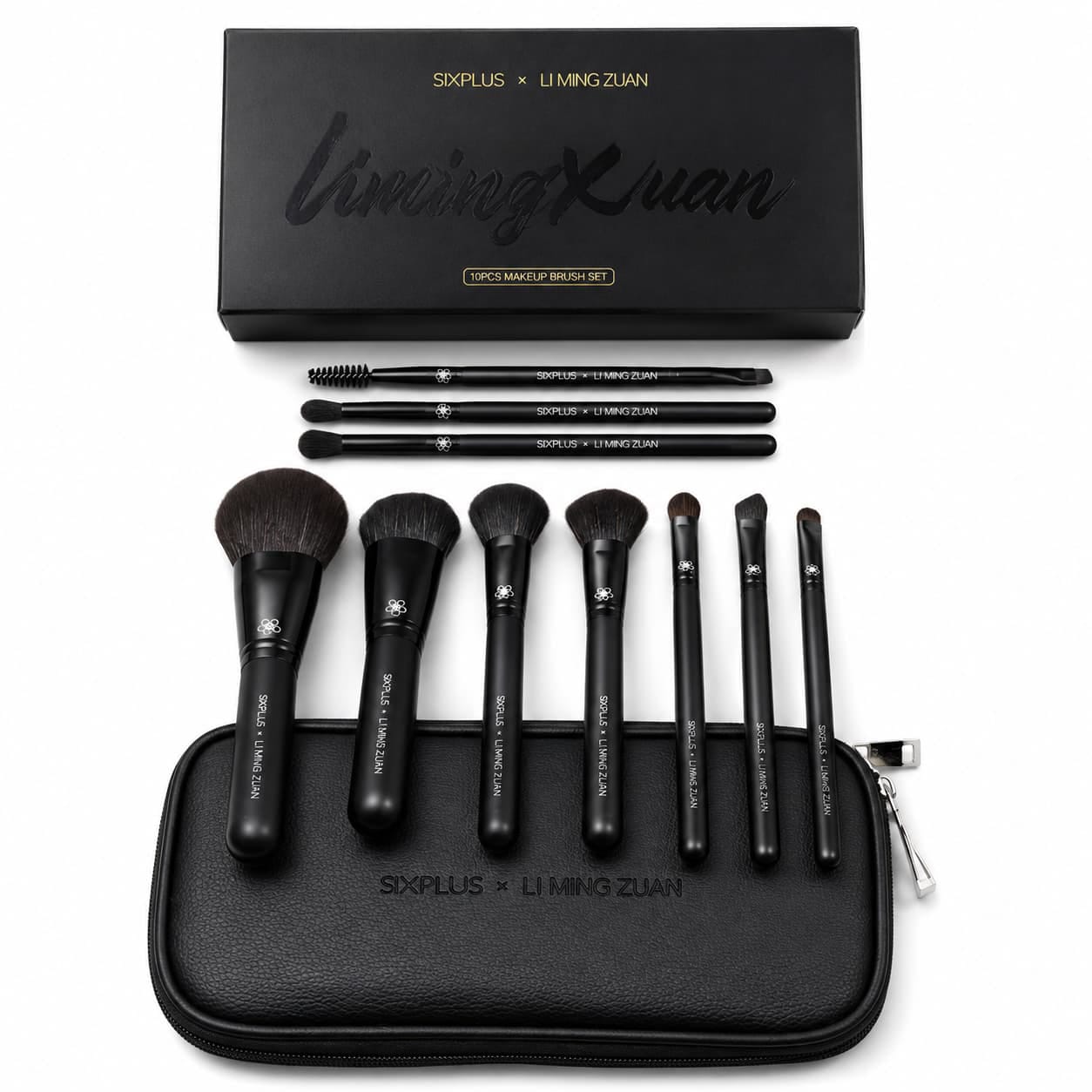 SIXPLUS Professional Face & Eye Makeup Brush Kit Online Pakistan