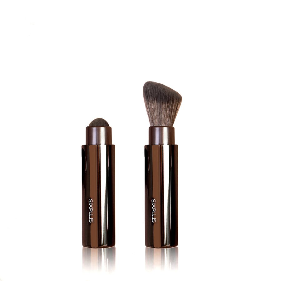 SIXPLUS Portable Retractable Powder, Blush & Foundation Brushes - Lotshop.pk