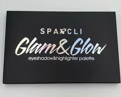 SPARCLI Glam&amp;Glow Eyeshadow &amp; Highlighter Palette – Ultimate Radiance - Lotshop.pk