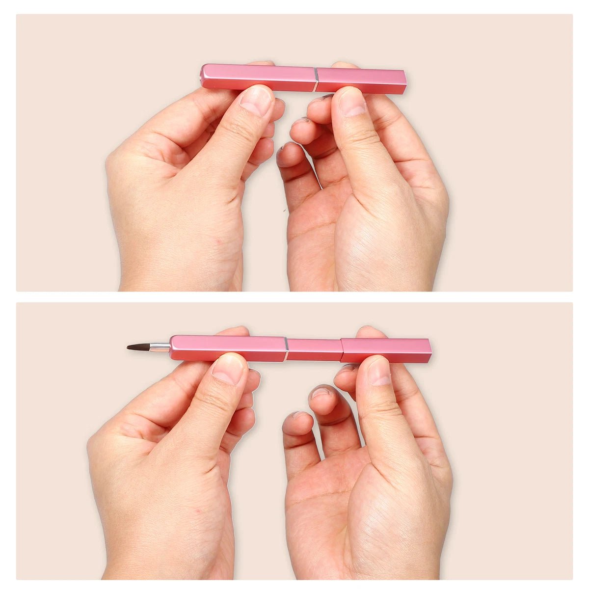 Square Long Rod Retractable Lip Brush – Precision Makeup Tool - Lotshop.pk