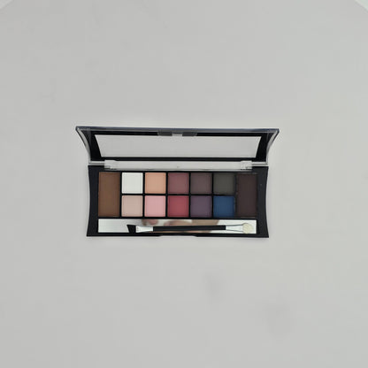 Tejar 2 - in - 1 Matte Eyeshadow & Eyebrow Palette – Perfect All - in - One Solution - Lotshop.pk