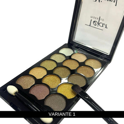 Tejar Make - up Mineral - Based Shining Eyeshadow – 15 Stunning Shades - Lotshop.pk