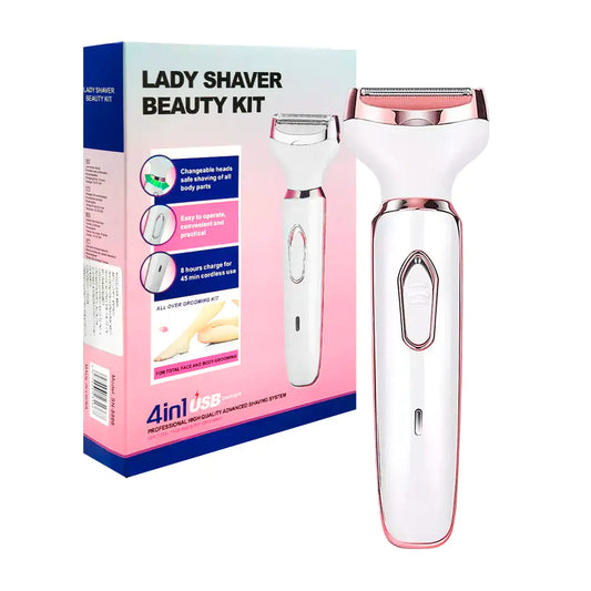 4-in-1 Lady Shaver Hair Remover – Rechargeable Grooming Trimmer Pakistan