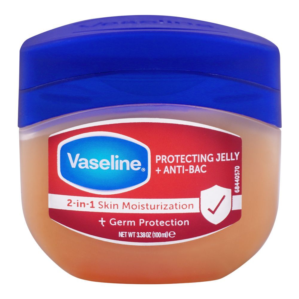 Vaseline Protecting Jelly + Anti - Bac – 2 - in - 1 Moisturization & Germ Protection | Lotshop.pk - Lotshop.pk