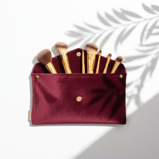 Buy Velvet Luxe Makeup Brushes Pouch at Lotshop.pk