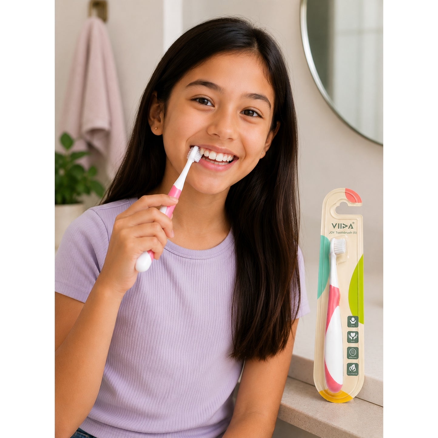 Buy VIDA JOY Kids Toothbrush (S) for Ages 2–6 Years at Lotshop.pk