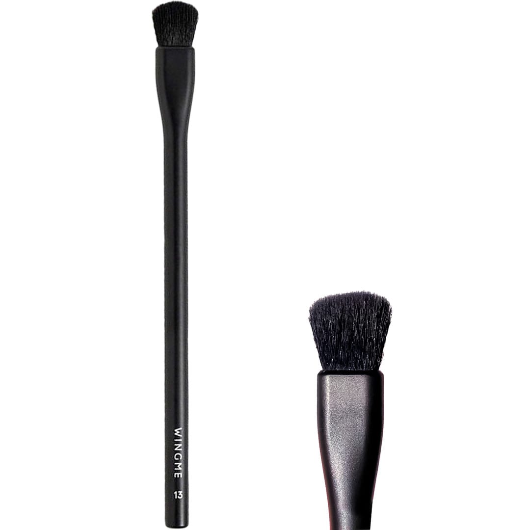 WINGME No. 13 Flat Eyeshadow Brush for eyeshadow, concealer and precision blending
