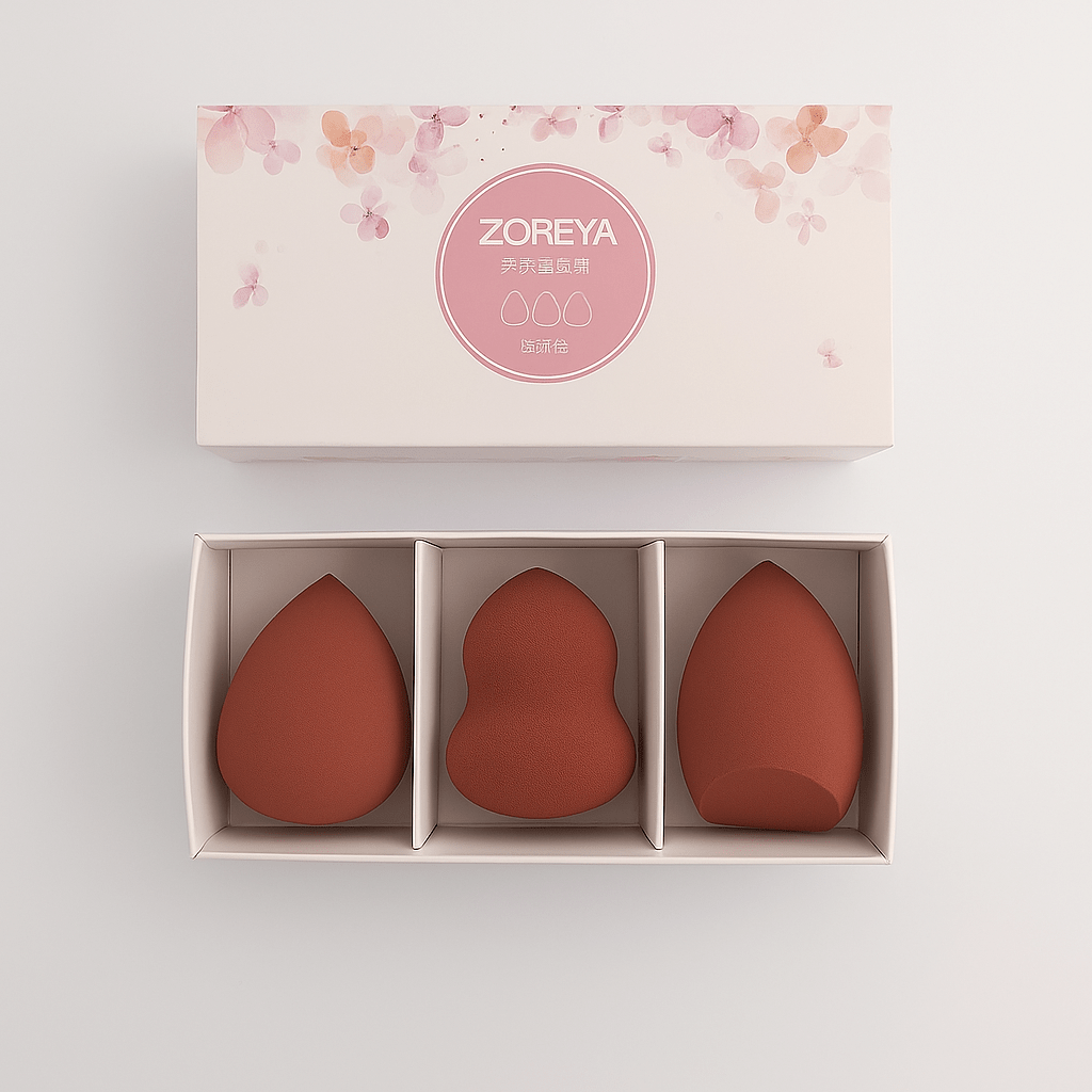 ZOREYA 3 - Piece Makeup Sponge Set – Premium Beauty Blenders for Flawless Finish | Lotshop.pk - Lotshop.pk
