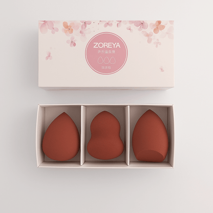 ZOREYA 3 - Piece Makeup Sponge Set – Premium Beauty Blenders for Flawless Finish | Lotshop.pk - Lotshop.pk