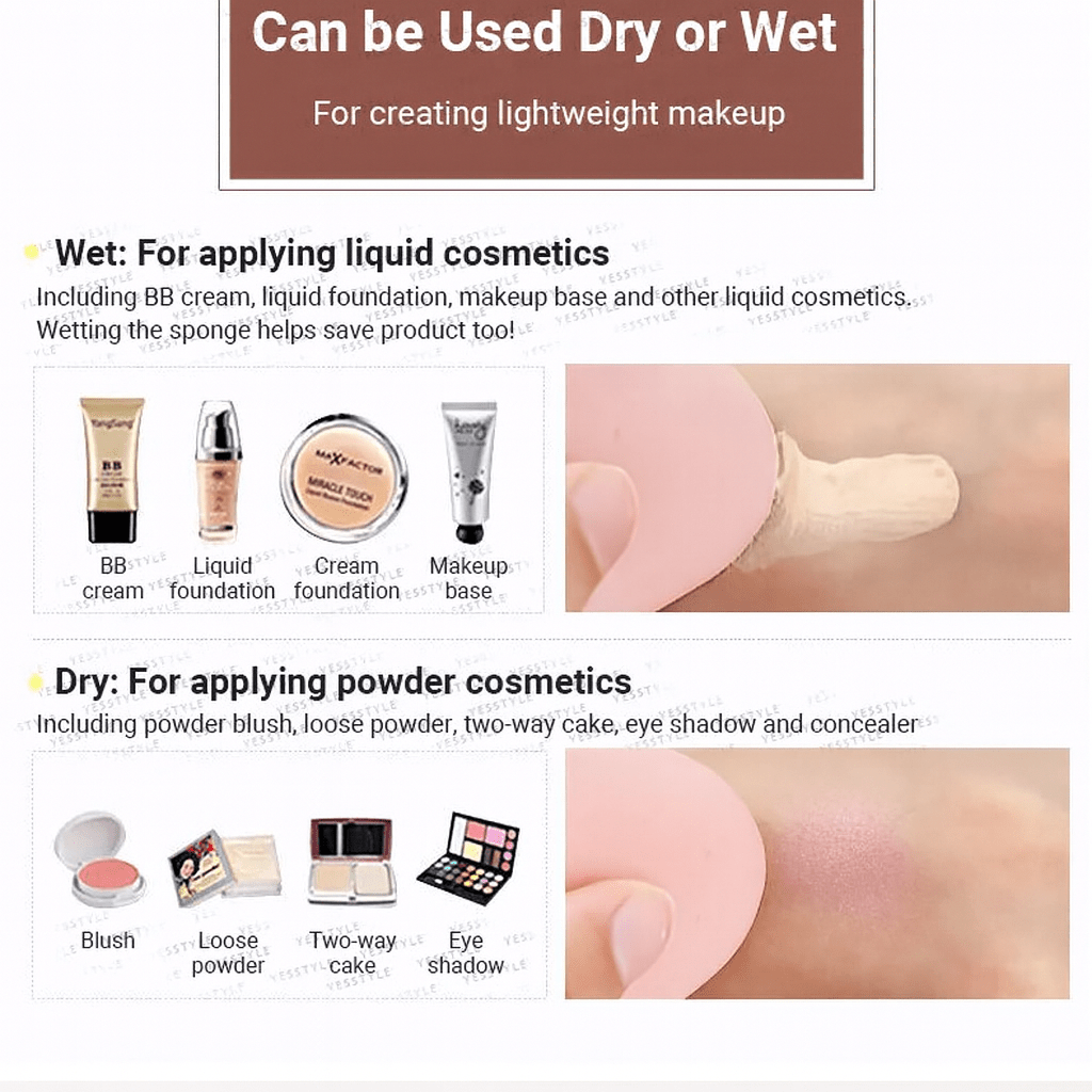 ZOREYA 3 - Piece Makeup Sponge Set – Premium Beauty Blenders for Flawless Finish | Lotshop.pk - Lotshop.pk