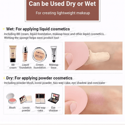 ZOREYA 3 - Piece Makeup Sponge Set – Premium Beauty Blenders for Flawless Finish | Lotshop.pk - Lotshop.pk